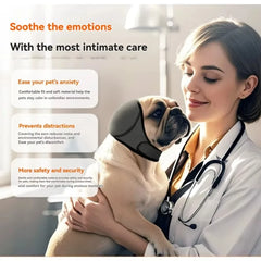 Noise Reduction Dog Ear Covers Hearing Protection Anti-noise Pet Ear Muffs Adjustable Waterproof Dog Earmuffs
