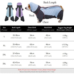 Dog Raincoat for Corgi Waterproof Full-Body Covered Rain Jacket for Short Leg Dogs Breathable Trimmable Belly Pet Rain Clothes