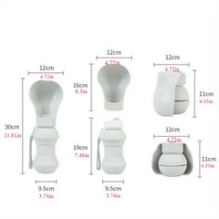 Portable Dog Water Bottle Foldable Dog Drinking Cup Soft Leakproof Pet Water Dispenser Dog Walking Accessories Portable Water