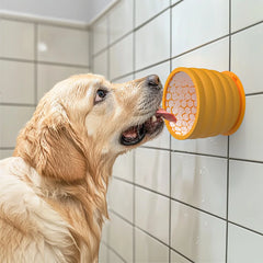 Popular Pet Slow Licking Bowl Silicone Anti Choking Dog Slow Eating Bowl with Suction Cup Easy To Clean