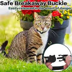 Pet protective case collar anti loss locator with reflective strip and bell collar adjustable size pet tracker accessories