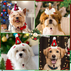 1PC Christmas Dog Cap Adjustable Dog Hats Winter Elk Decoration Pet Head Accessories For Dogs and Cats Cute Pet Supplies