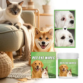 60Pcs/box Pet Cleaning Products Eye Wipes To Remove Tear Marks Cleaning Wet Tissues Cat And Dog Gently Clean Stains Pet Supplies