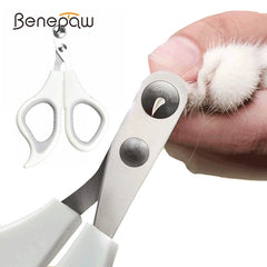 Benepaw Professional Cat Nail Clippers For Puppies Birds Round Cut Holes Safety Guard Small Animals Pet Grooming Paw Trimmer