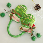 Cat Catnip Toy Christmas Glove Bite-resistant Teeth Cleaning Kitten Toy Interactive Plush Chew Cat Toy Supplies