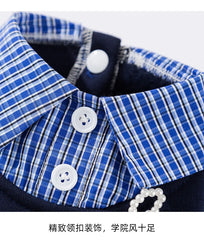 College Style Dress -25 Years New Autumn and Winter Warm Thin Cat and Dog Clothing