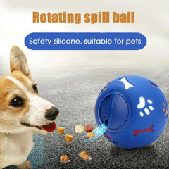 Pet Training Non-toxic Interactive Pet Toys Automatic Dog Treat Ball Pet Treat Balls Leakage Food Ball Food Dispenser