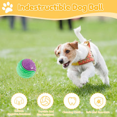 6/12Pcs Dog Squeaky Balls Toys High Bouncy Interactive Toys Rubber Dog Chew Toy Outdoor Throwing Recovery Training Pet Supplies