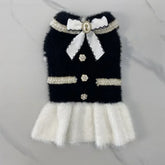 Autumn and Winter New Dog Cat Skirt Pet Knitted Clothes Thickened To Keep Warm and Cold Pet Products