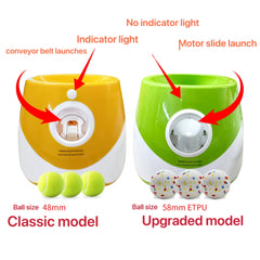 Dog Launcher Automatic Dogs Chase Toy Tennis Throwing Pinball Machine Fun Interactive Throw Rechargable Catapult USB Charging