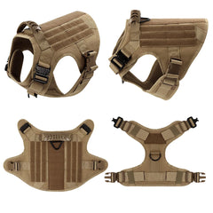 Military Large Dog Harness Pet German Shepherd Malinois Training Vest Tactical Medium Dog Harnesses Hunting For Dogs Accessories