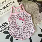 Spring/Summer 2025 New Pet Clothes Spice Girls Suspenders Large Patterns Leopard-Print Cat Ice Silk Cool Fabrics Cats Dogs Wear