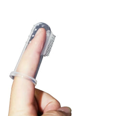 100/50Pcs Silicone Pet Finger Cuff Toothbrushes Dog Brush Breath Tartar Teeth Tool Cat Cleaning Scrub Silicagel Pet Supplies