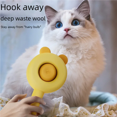 Pet Dog Brush Cat Comb Self Cleaning Hair Remover Brush Dogs Cats Grooming Tools Pets Dematting Comb Accessories High Efficiency