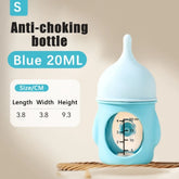 Durable 20/80ML Puppy Bottles Silicone Anti-slip Kitten Bottles Isualization Scale Wth Anti-choking Valve Pet Feeding Bottle
