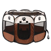 Pet Tent Portable Foldable Octagonal Fence Cat Bed East To Use Outdoor Pet Nest Dog Bed For Puppy And Small Medium Cats Frences