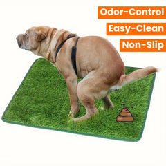 Simulation Lawn Dog Toilet Training Mat Washable Pet Urine Mat Dog Toilet Replacement Pad Eco-Friendly Non-Slip Pet Accessory
