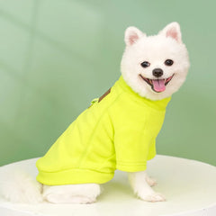 Leash Buckle Pet Clothing Autumn/Winter Dog Clothing Plush Cat Clothes Golden Retriever More Size Dog Labrador Bichon Supplies