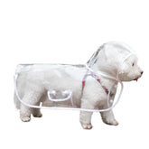 Dog Raincoat Transparent Waterproof Rainy Clothes Dog Walking Artifact Small and Medium sized Dog Raincoat Pet Raincoat