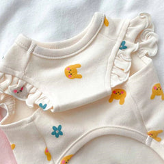 Cat Dog Tank Top Small Medium Breed Sleeveless S/M/L/XL Machine Washable Two Legs Puppy Kitten Clothes Fall Spring