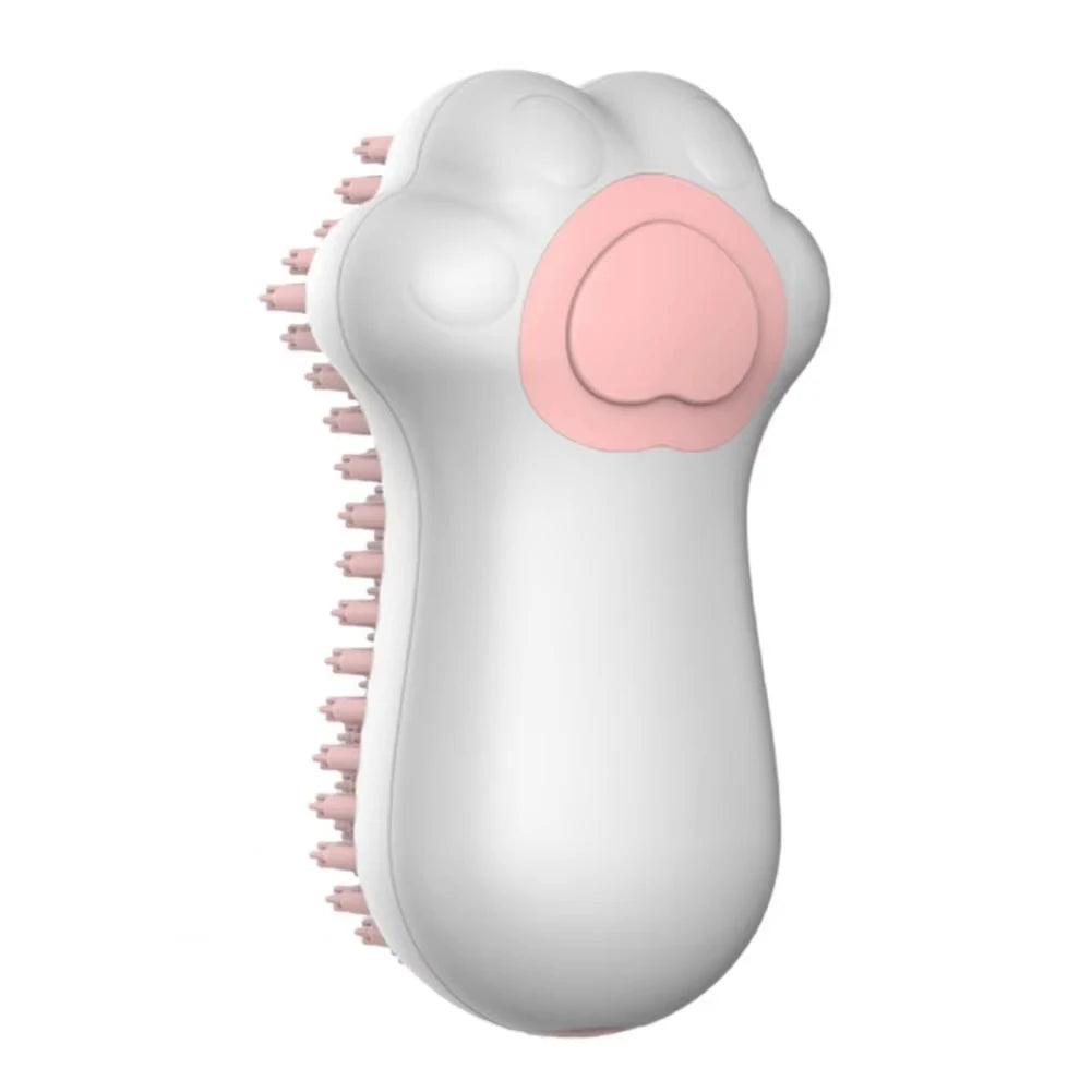 Dog Bathing Brush Pet Massage Brush Shampoo Dispenser Soft Silicone Brush Rubber Bristle for Dogs and Cats Shower Grooming Tool