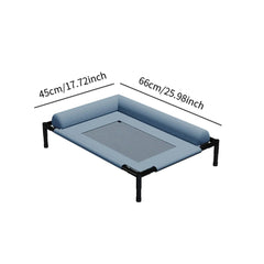 Elevated Cooling Dog Bed Portable Washable Dog Hammock Cat Bed for Cats Dogs Portable Dog Bed with Breathable Mesh Cot