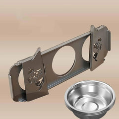 2 Bowls Raised Stand Pet Feeder Kitten Stable Small Medium Dogs Cats Puppy Stainless Steel Bowls Bowl Stand Pet Product