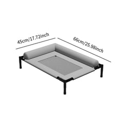Elevated Cooling Dog Bed Portable Washable Dog Hammock Cat Bed for Cats Dogs Portable Dog Bed with Breathable Mesh Cot