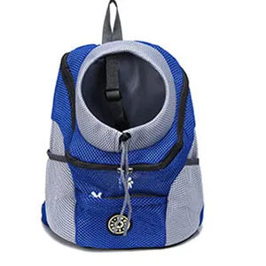 Pet Dog Carrier Bag Portable Travel Backpack Front Bag Outdoor Double Shoulder Mesh Backpack Head Carrying Bags For Cat