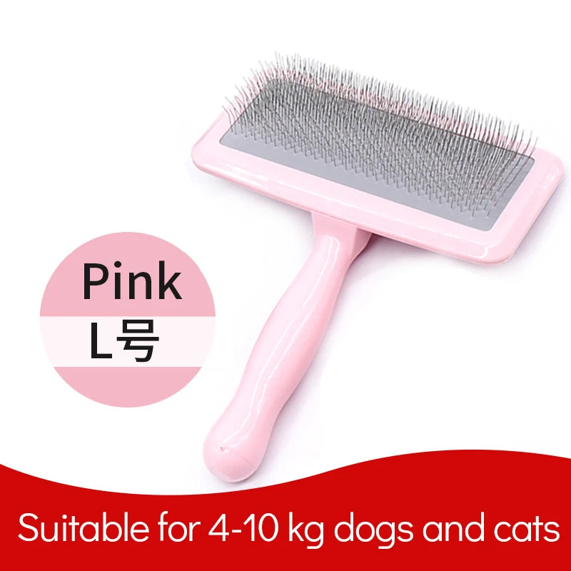 Fenice Pet Dog Grooming Comb Dog Brush Massage Comb Open-Knot Cat Cleaning Tool Hair Remover