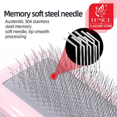 Fenice Pet Dog Grooming Comb Dog Brush Massage Comb Open-Knot Cat Cleaning Tool Hair Remover
