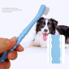 Dog Toothbrush Soft Hair Pet Toothbrush Oral Care Dog Teeth Cleaning Comfortable Handle Toothbrushes for Cat Clean Pet Supplies