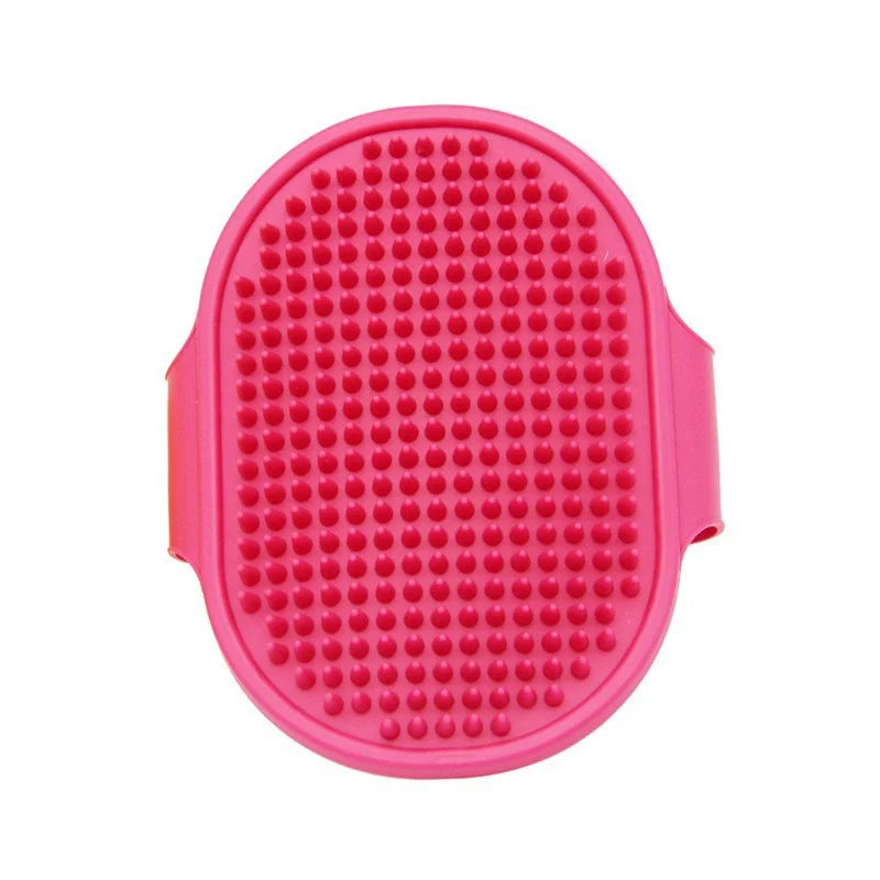 Soft Rubber Pet Bath Brush Comb - Cat Dog Grooming Massage Glove Fur Removal Tool for Cats And Dogs Pet Bathing Supplies