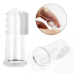 Super Soft Silicone Finger Toothbrush for Dogs Cats Dental Care Tartar Remover Gum Care with Massaging Nubs Breath Freshener