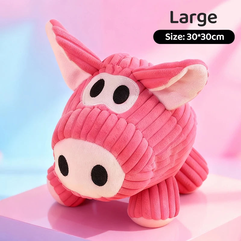 HOOPET Plush Squeaky Dog Toys with Crackling Paper Sound, Chew Resistant Soft Puppy Chew Toys for Boredom Relief