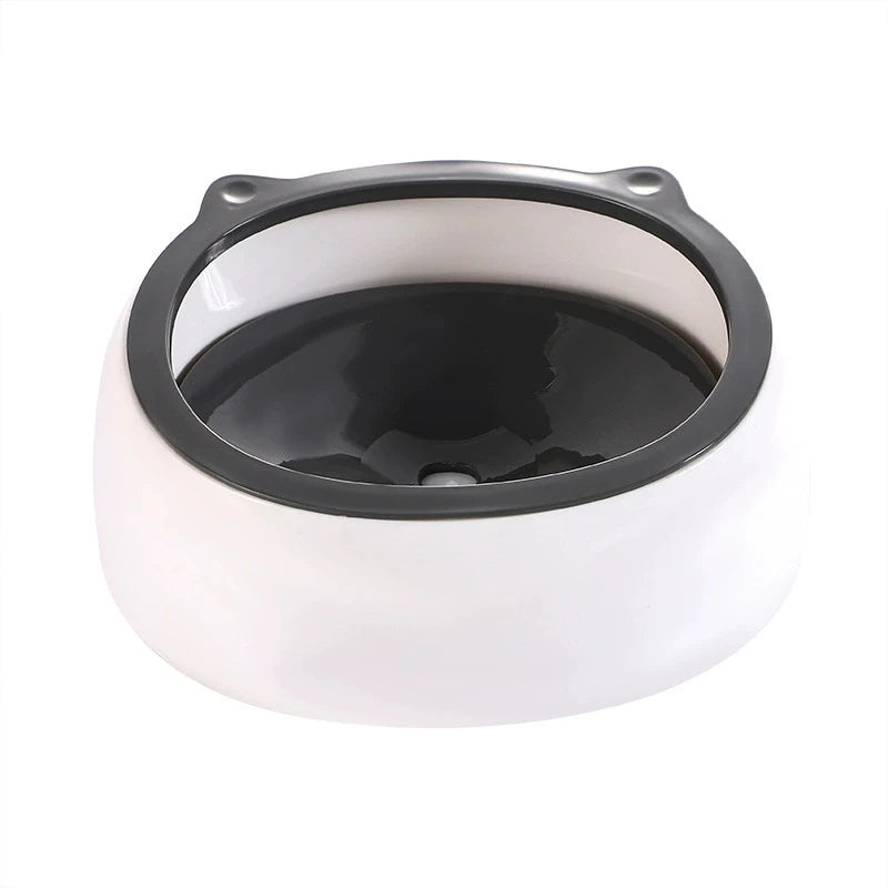 Dog Drinking Water Bowl Floating Non-Wetting Mouth Cat Bowl Without Spill Drinking Water Dispenser Plastic Anti-Over Dog Bowl