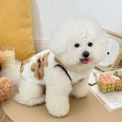 New Pet Dog Plush Cat Clothes Warm Autumn Winter Large Dog Pet Supplies Cozy Furry Cat Dresses Home Garden Essentials