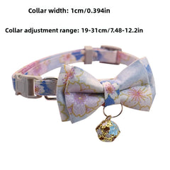 New Pet Casual Color Cat Collar Dog Decoration Collar Cat Collar Bell Collar Collar