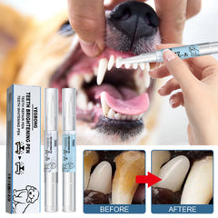 Pet Toothbrush Cleaning Pen Tartar Remover Teeth Stones Scraper for Dogs Breathing Fresh Stains Cleaning Whitening Oral Cleaner