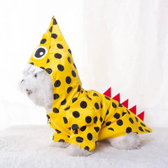 Waterproof Dog Raincoat with Hat Pet Costume Halloween Funny Pet Outfit Two Legs Design for Dogs