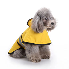 Dog Raincoat for Small Dogs, Waterproof Reflective Pet Rain Poncho with Hood for Bichon, Puppy, Outdoor Walking