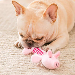 3/1Pack Animal Squeaky Toys for Dogs (Elephant/Duck/Pig) - Durable Chew Toys for Aggressive Chewers with Teeth Cleaning