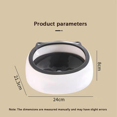 Dog Drinking Water Bowl Floating Non-Wetting Mouth Cat Bowl Without Spill Drinking Water Dispenser Plastic Anti-Over Dog Bowl