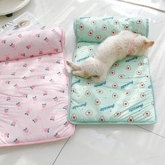 Summer Dog Cooling Mat Pet Ice Pads Cat Breathable Blanket Cat Washable Sofa Breathable Pet Dog Bed Small Animal Cold Bed