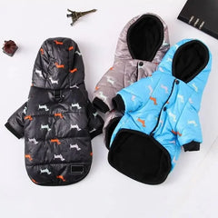 Dog Cat Coat Jacket Autumn and winter pet clothing, Teddy bichon frise fleece, thickened and comfortable warm clothes, pet cat a