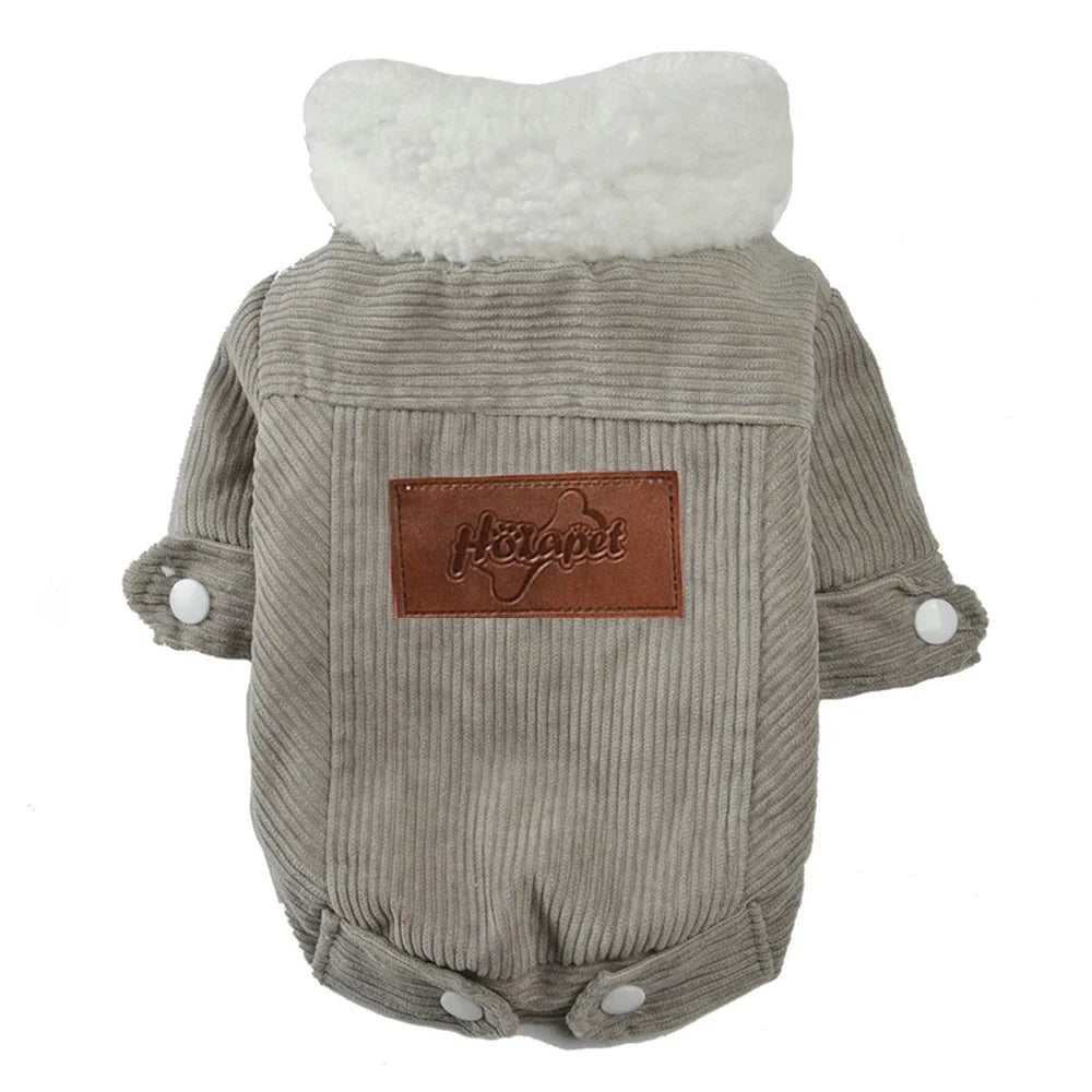 Autumn Winter Pet Dog Clothes For Small Medium Dogs Warm Coat Jacket Thicken Fleece Coat Chihuahua Yorkies Clothes Pets Clothing