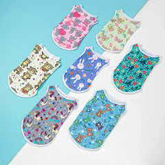 Pet Small Clothing Chihuahua Sweatshirt Xs Cute Cat Clothes Yorkshire T-shirt Summer Overalls Pug Cooling Vest Medium Dog Shirt