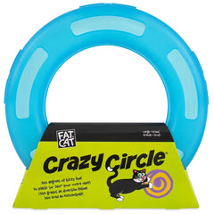 Crazy Circle Cat Toy Interactive Fun Exercise Boredom Buster Reloadable Catnip Ball Durable Lightweight Design Portable Washable