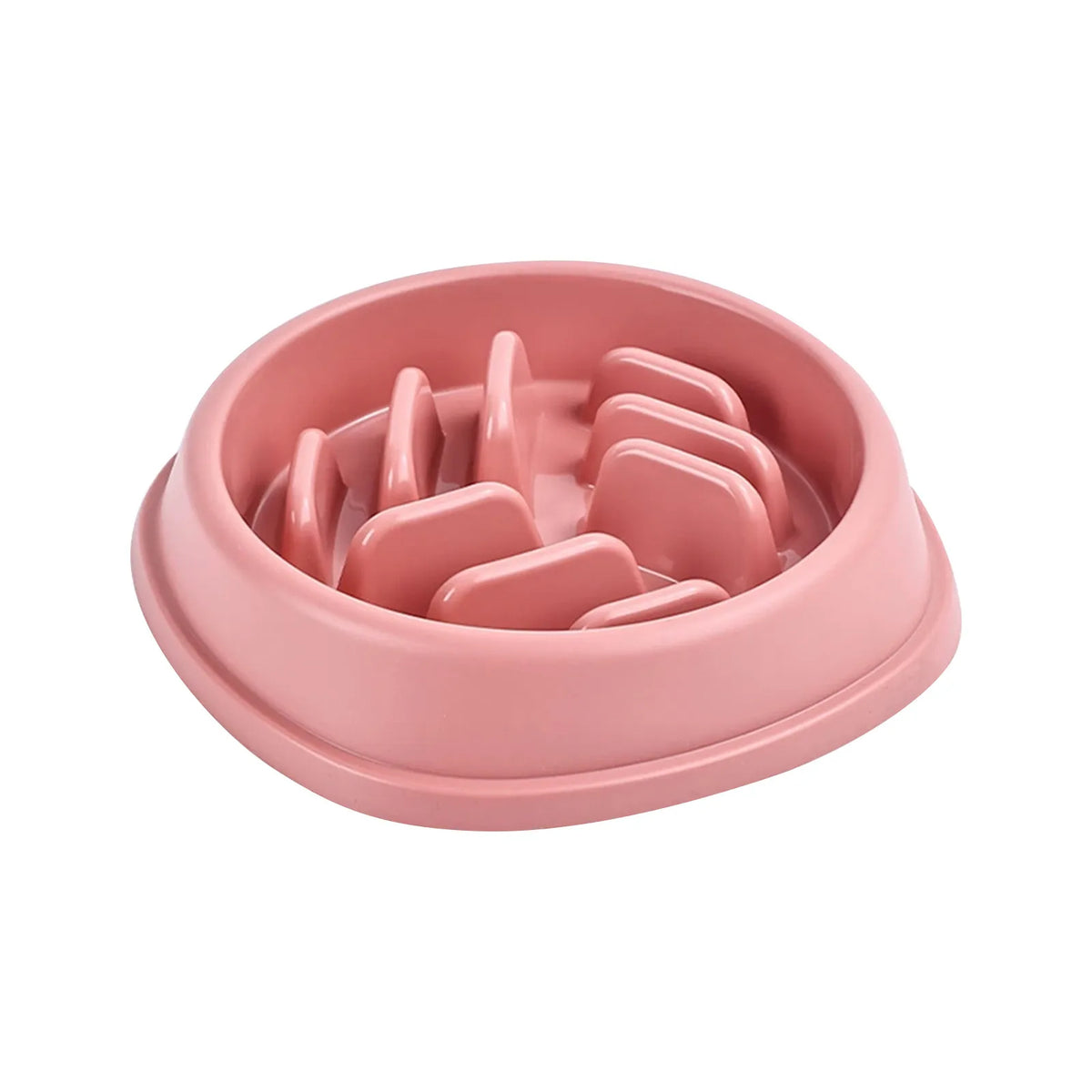 1pc Pet Slow Food Bowl,Uper Large Capacity Feeder, Pet Cat Dog Slow Food Bowl,Round Thickened And Non-slip Slow Feeding Bowls