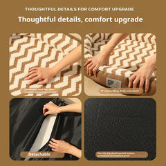 Orthopedic Memory Foam Dog Bed Machine Washable Removable Cover Supportive Mattress for Small Medium Large Dogs Cats Pets